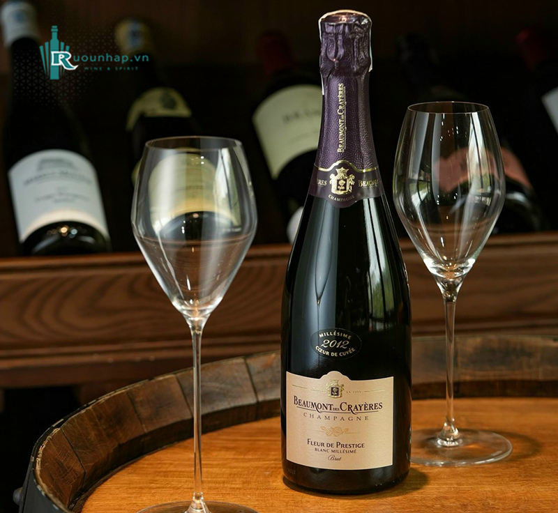 Champagne Beaumont Des Crayeres Fleur De Prestige Blanc Millesime Brut