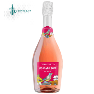 Rượu Vang Cinguetto Moscato Rose