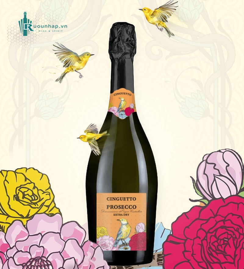 Rượu Vang Cinguetto Prosecco