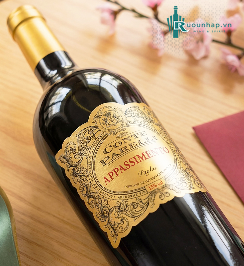 Rượu Vang Conte Parelli Appassimento 5 Rượu Vang Conte Parelli Appassimento