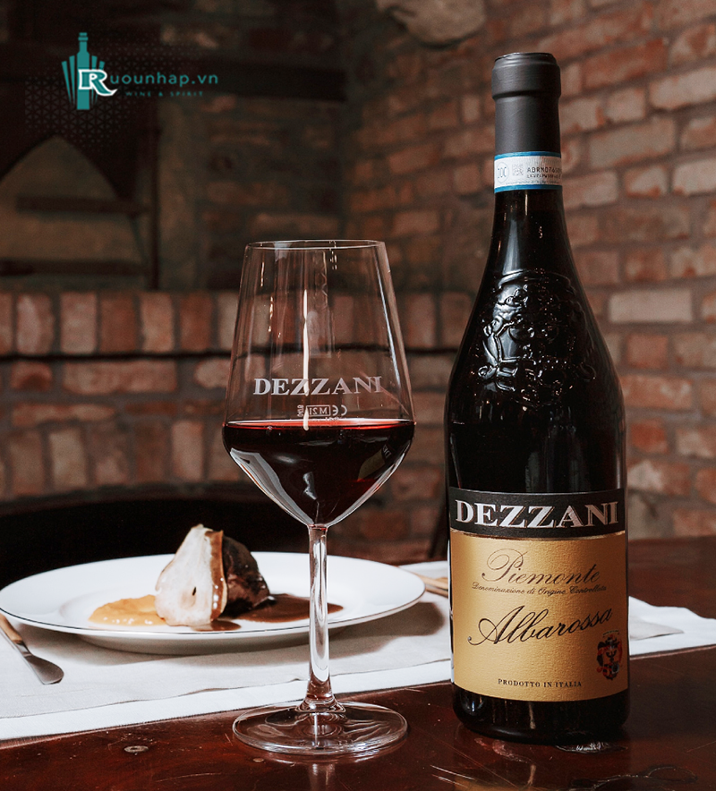 Rượu Vang Dezzani Albarossa Piemonte