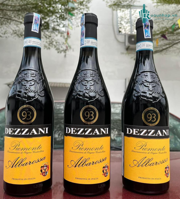 Rượu Vang Dezzani Albarossa Piemonte - Rượu nhập