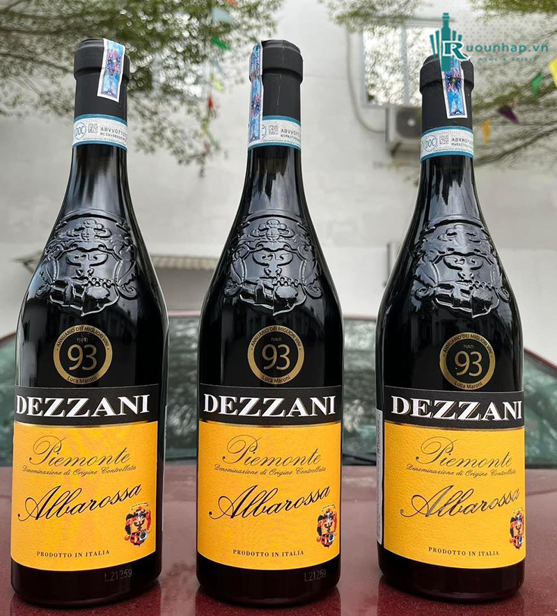 Rượu Vang Dezzani Albarossa Piemonte