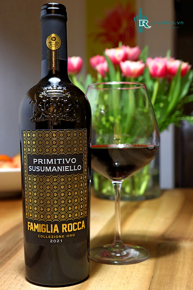 Rượu Vang Famiglia Rocca Primitivo Susumaniello