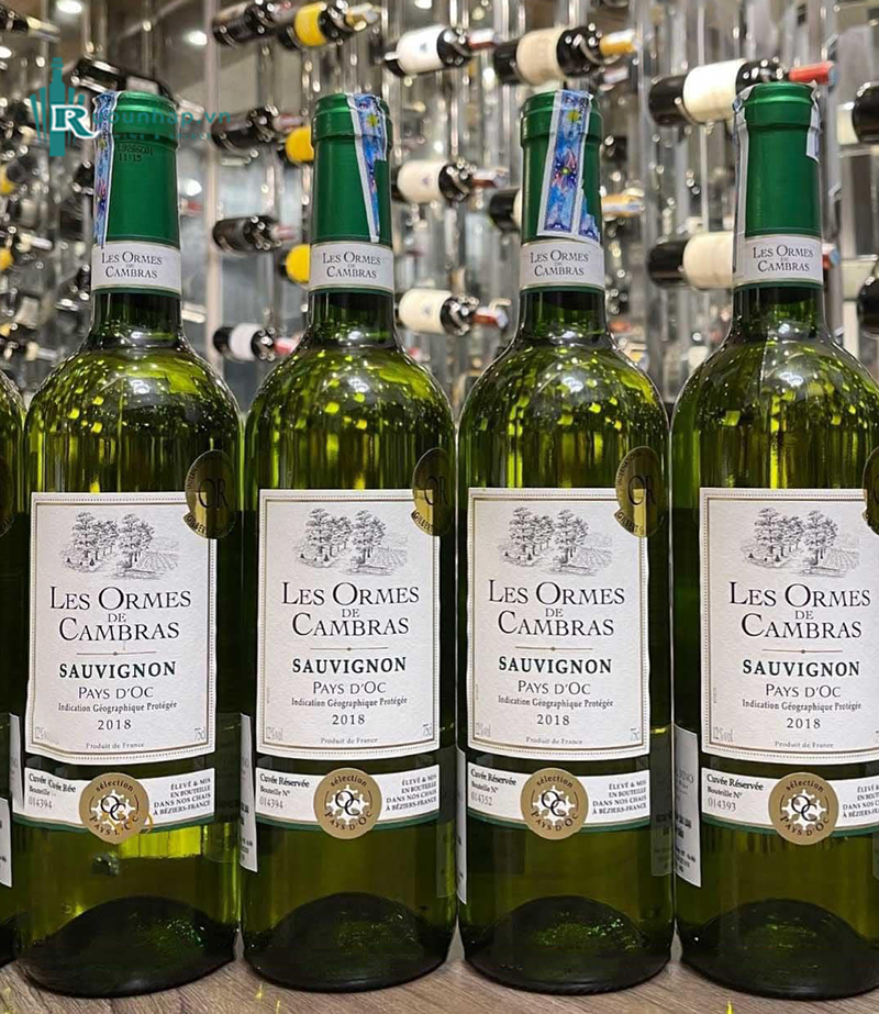 Rượu Vang Les Ormes De Cambras Sauvignon Blanc