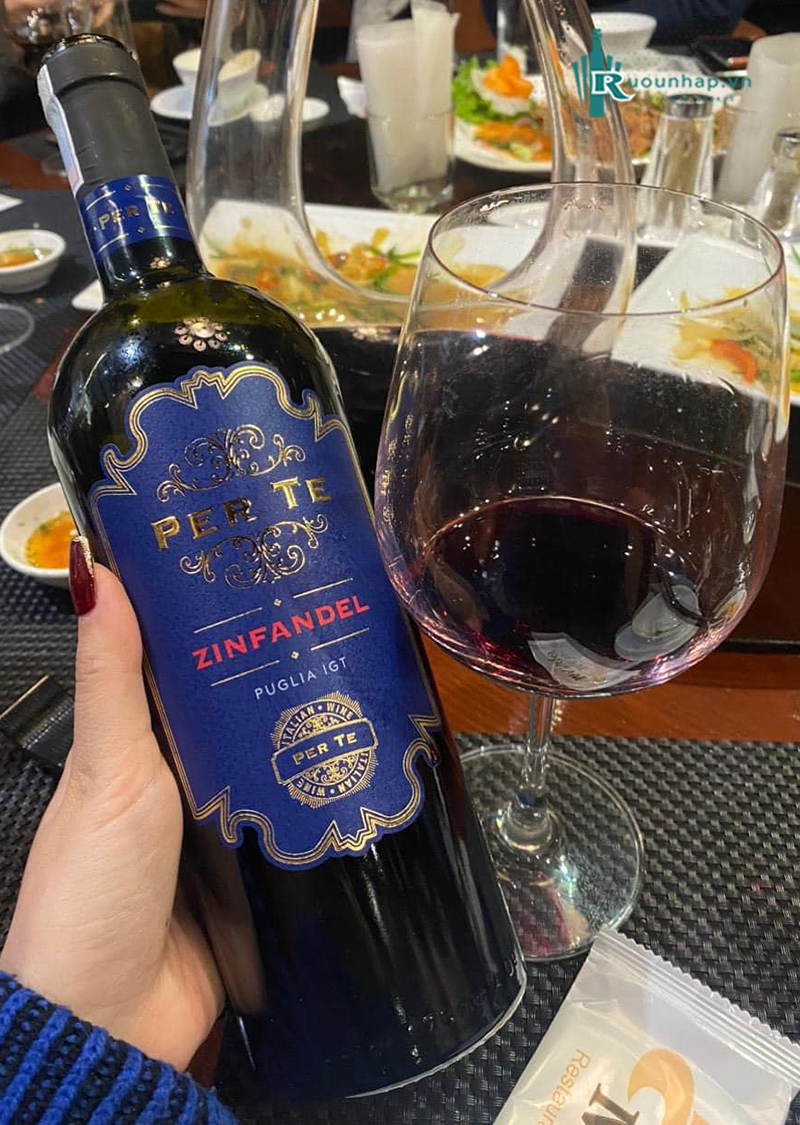 Rượu Vang Per Te Zinfandel Puglia