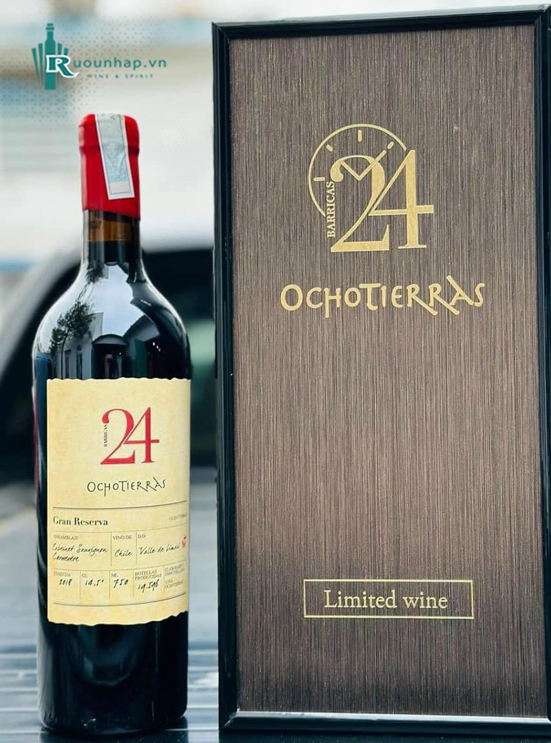 Rượu Vang 24 OchoTierras Gran Reserva