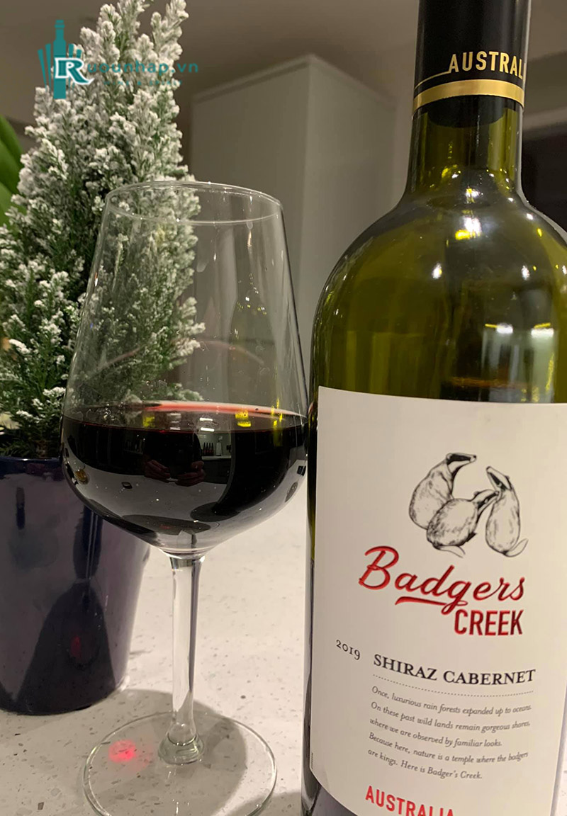 Rượu Vang Badgers Creek Shiraz Cabernet