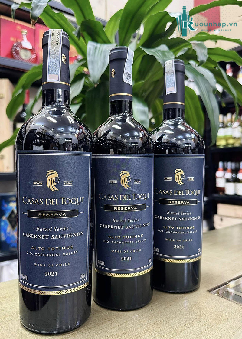 Rượu Vang Casas Del Toqui Reserva Barrel Series Cabernet Sauvignon