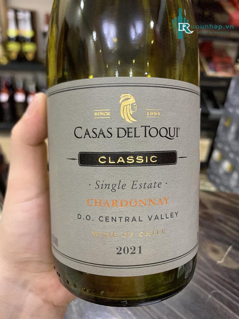 Rượu Vang Casas Del Toqui Single Estate Chardonnay