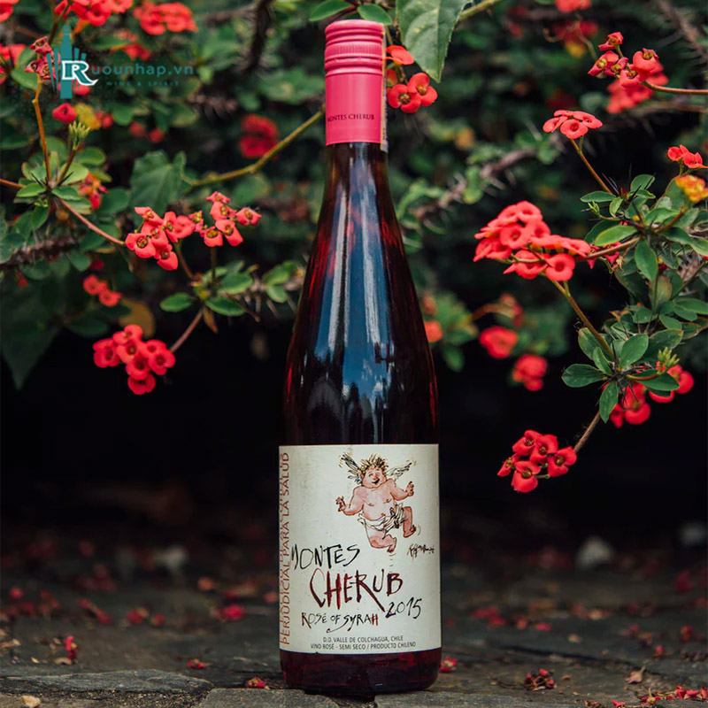 Rượu Vang Montes Cherub Rose of Syrah