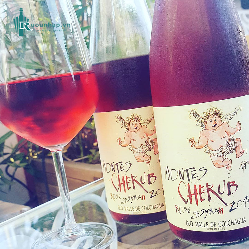 Rượu Vang Montes Cherub Rose of Syrah