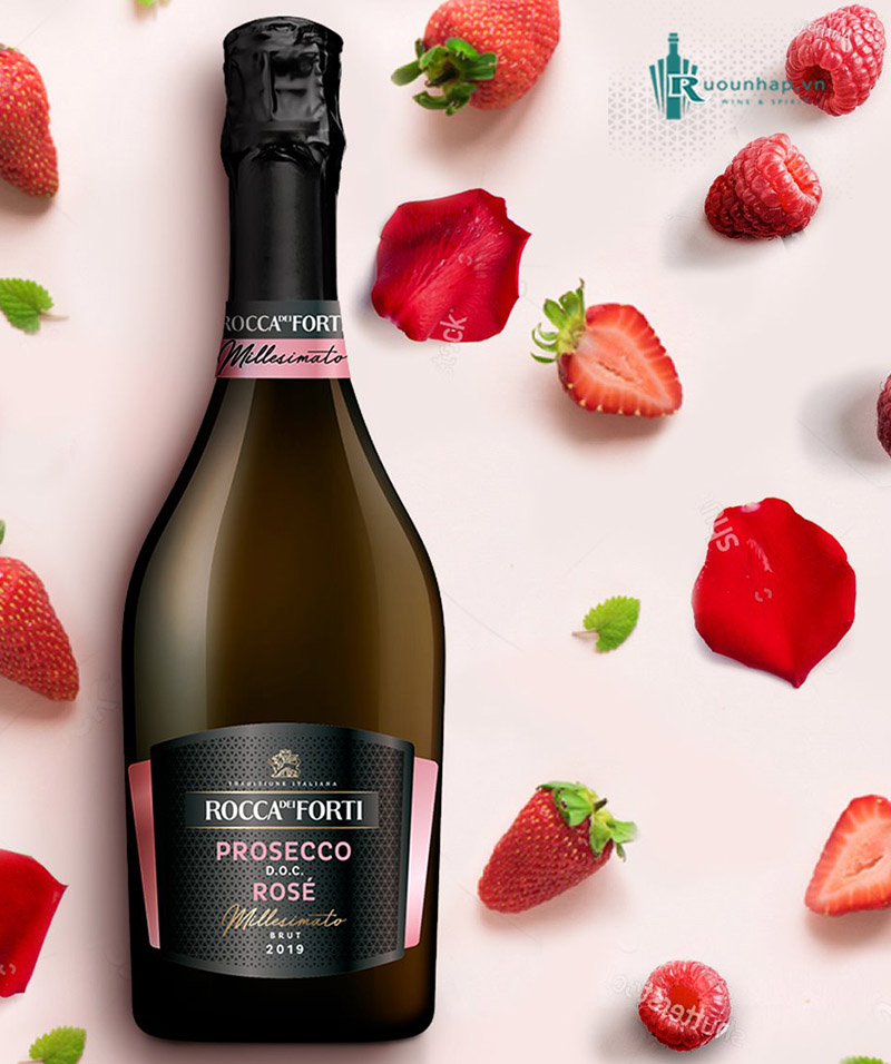 Rượu Vang Rocca Dei Forti Prosecco Rose