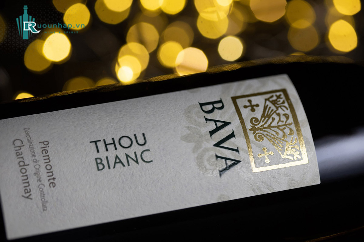 Rượu Vang Bava Thou Bianc Chardonnay