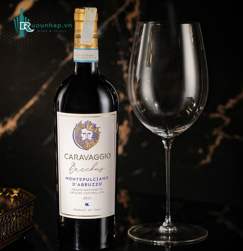 Rượu Vang Caravaggio Bacchus Montepulciano D'abruzzo