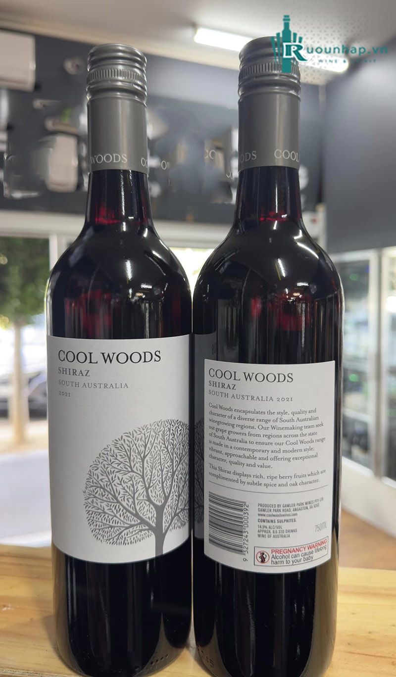 Rượu Vang Cool Woods Shiraz