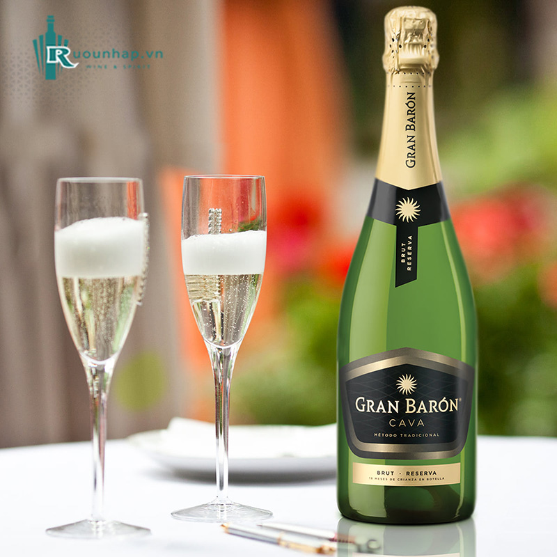 Rượu Vang Gran Baron Cava Brut Reserva