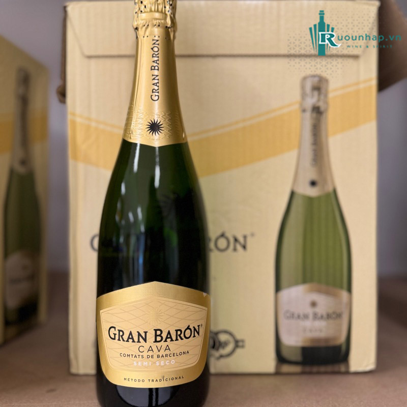 Rượu Vang Gran Baron Cava Semi Seco