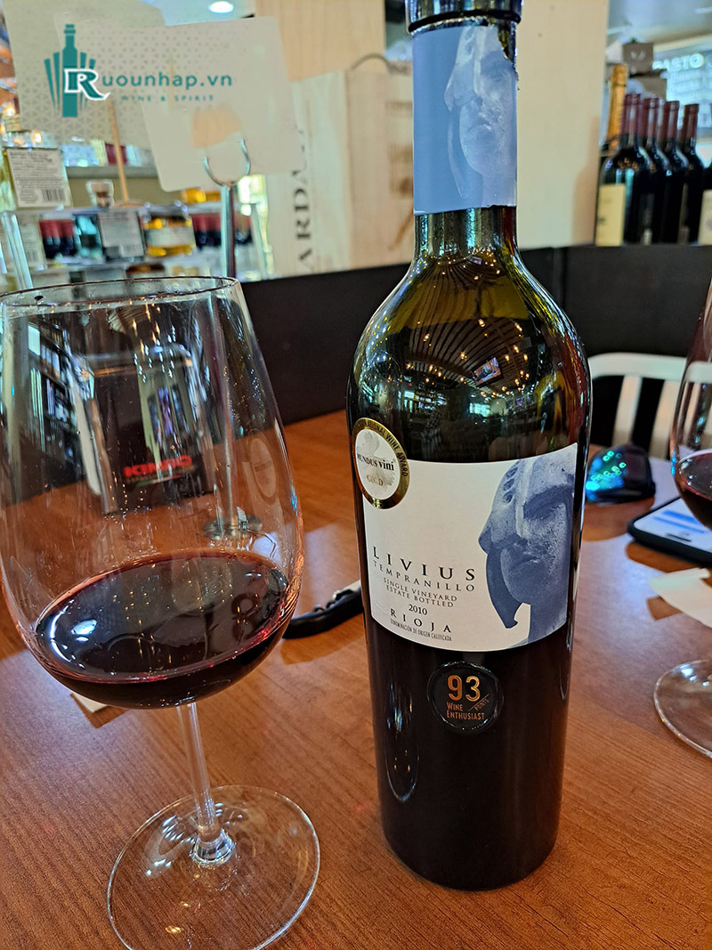 Rượu Vang Livius Tempranillo