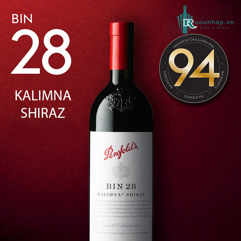 Rượu Vang Penfolds Bin 28 Kalimna Shiraz