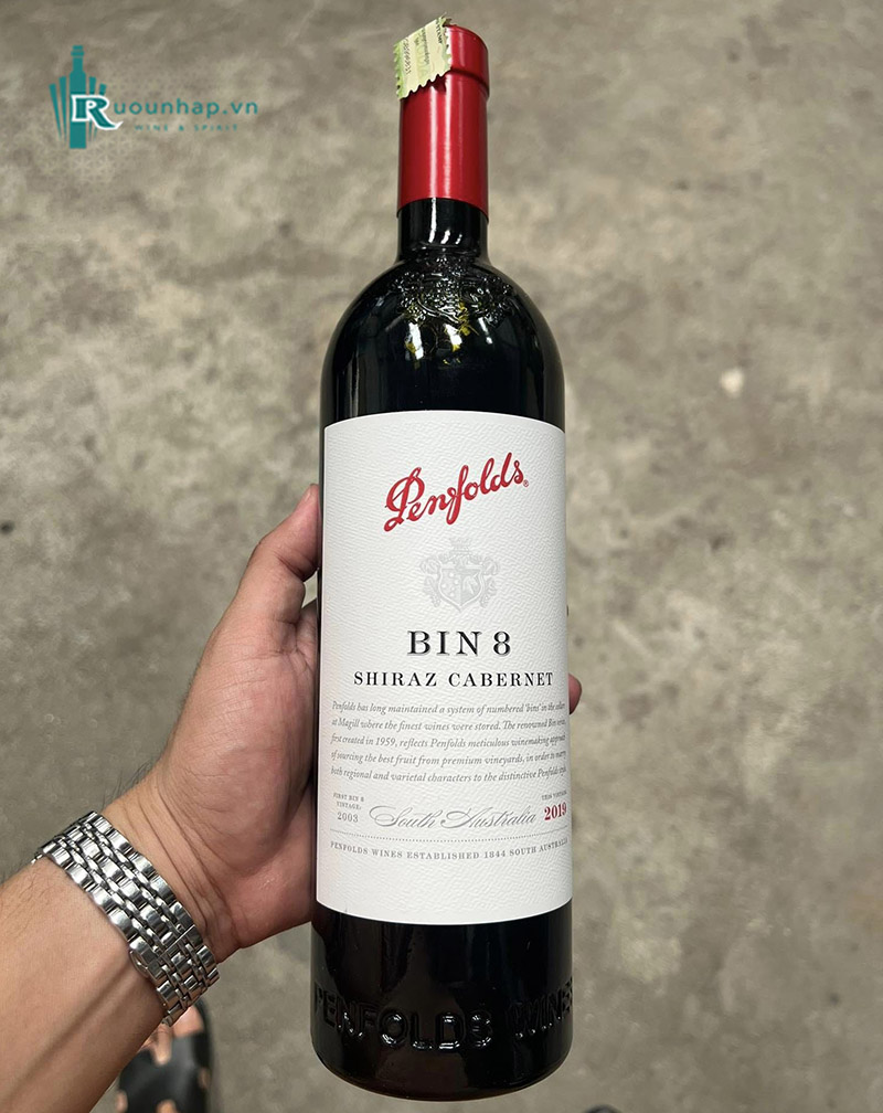 Rượu Vang Penfolds Bin 8 Shiraz Cabernet