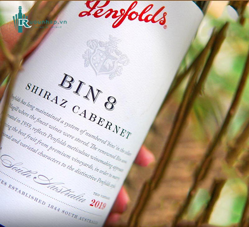 Rượu Vang Penfolds Bin 8 Shiraz Cabernet