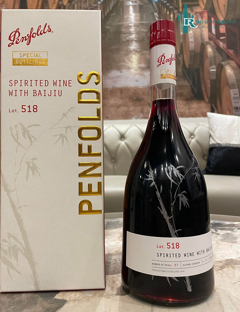 Rượu Vang Penfolds Lot 518 Spirited Wine with Baijiu