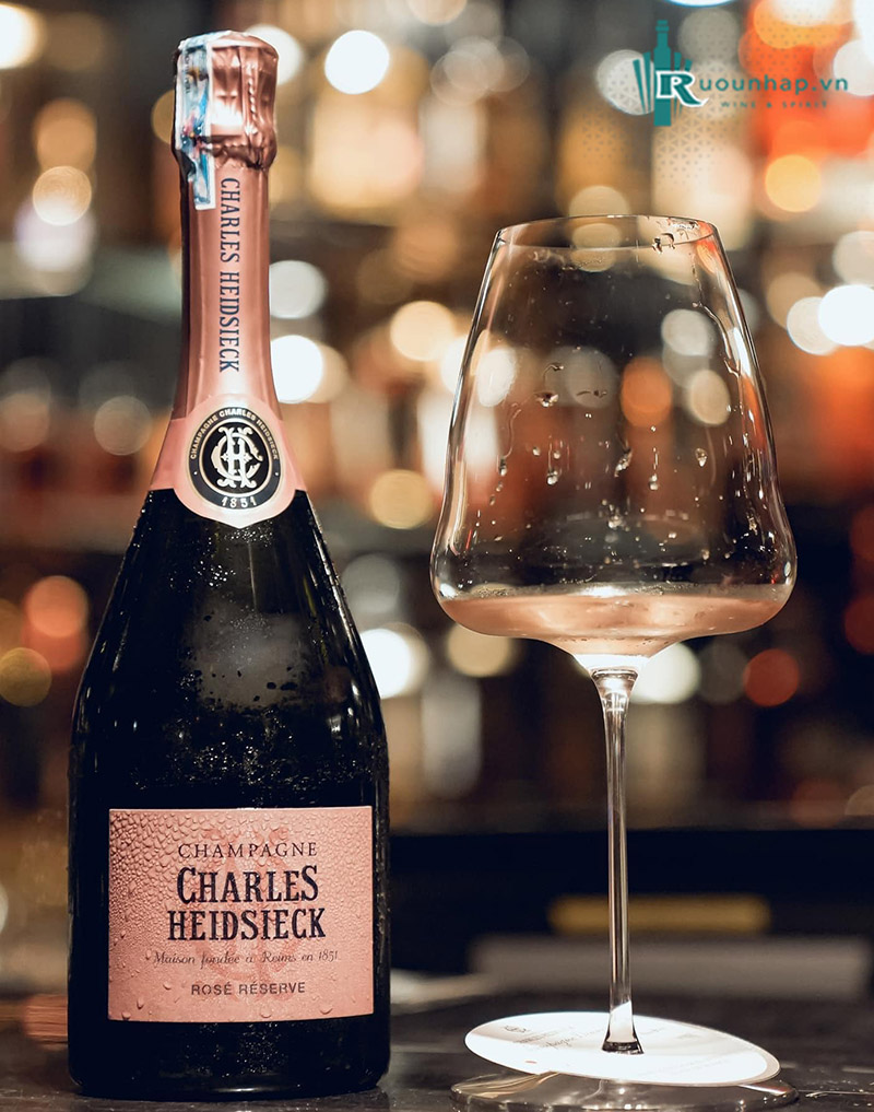 Rượu Champagne Charles Heidsieck Rosé Réserve