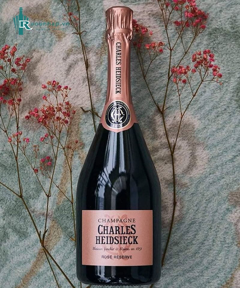 Rượu Champagne Charles Heidsieck Rosé Réserve