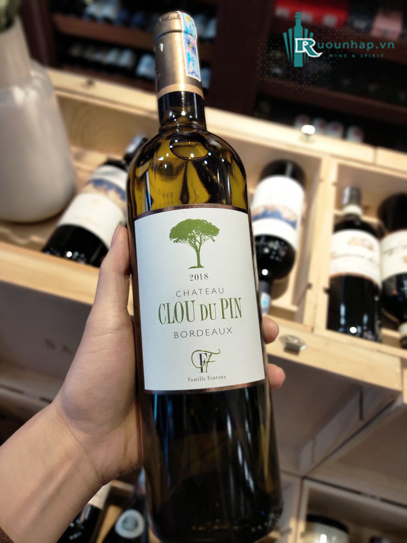 Rượu Vang Chateau Clou Du Pin Bordeaux Blanc