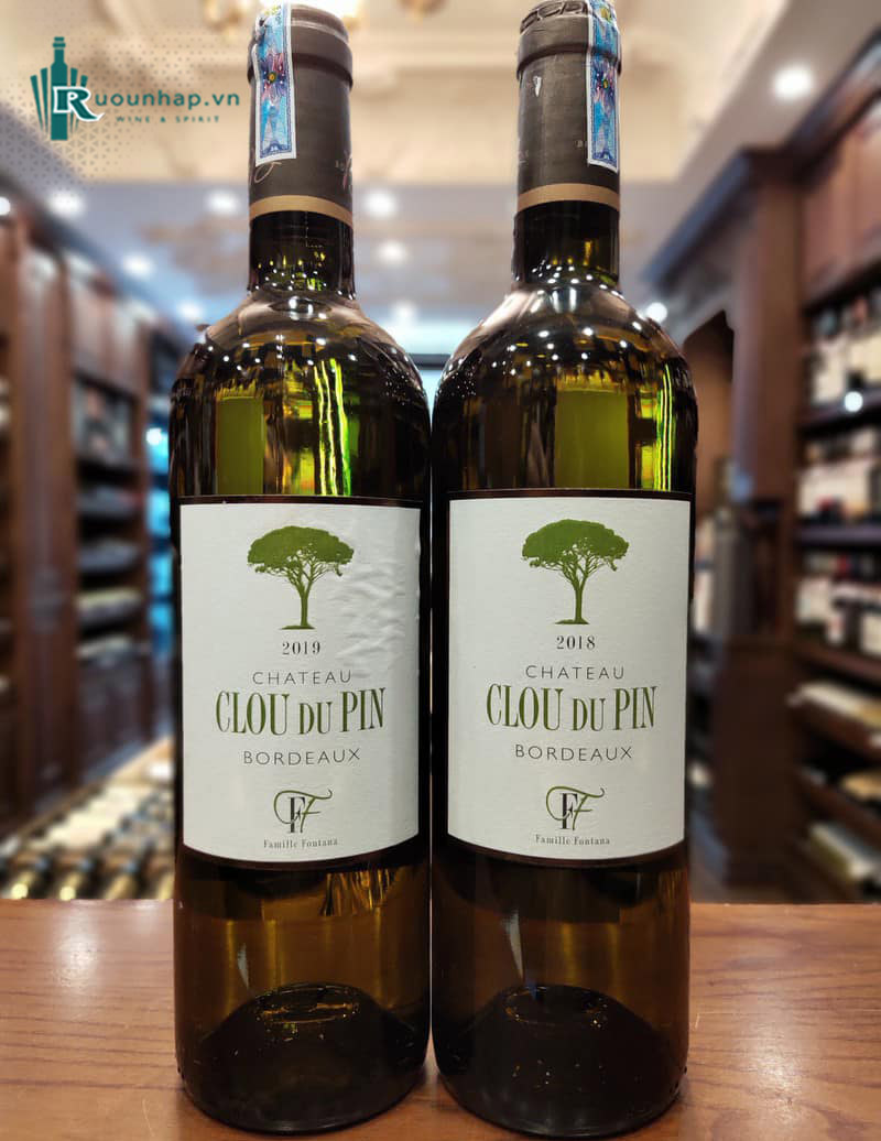 Rượu Vang Chateau Clou Du Pin Bordeaux Blanc