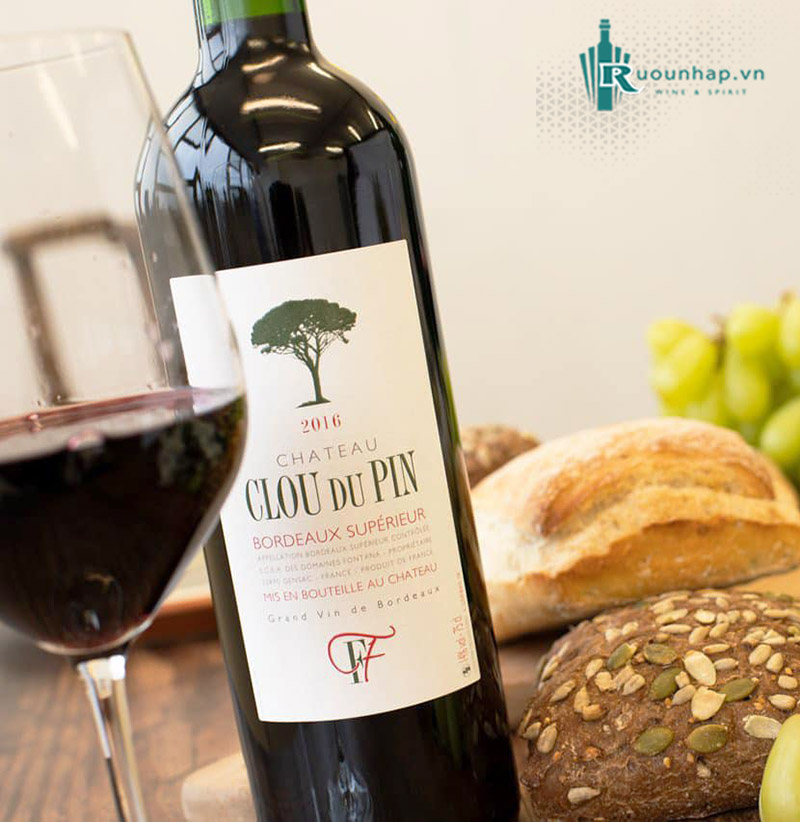 Rượu Vang Chateau Clou Du Pin Bordeaux Supérieur