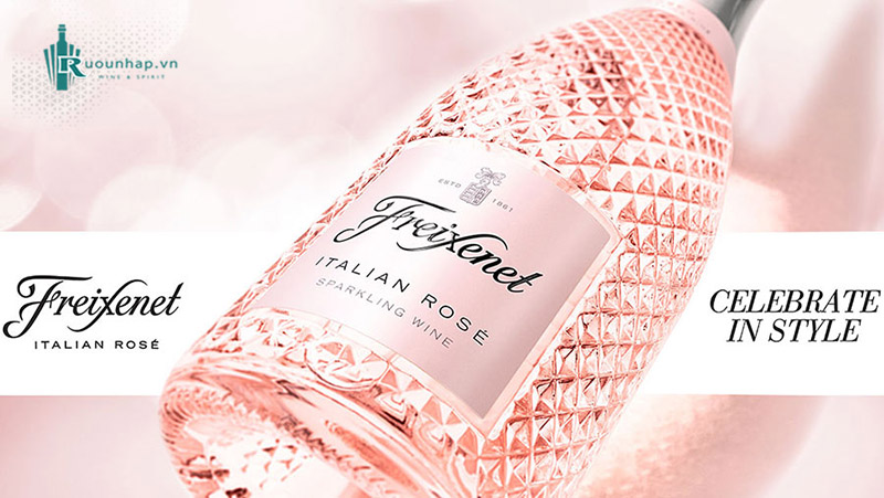 Rượu Vang Freixenet Italian Rosé Sparkling Wine Extra  Dry