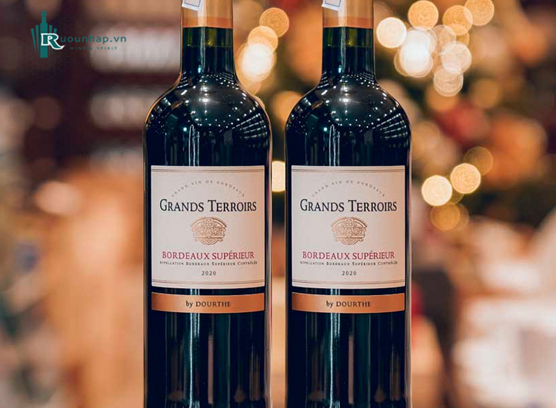 Rượu Vang Grands Terroirs Bordeaux Supérieur