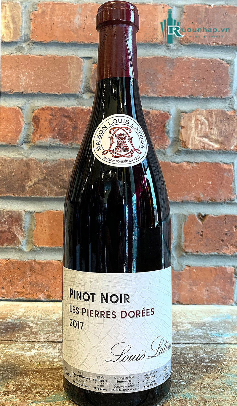 Rượu Vang Louis Latour Pinot Noir Les Pierres Dorées