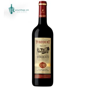 Rượu Vang Yvecourt Bordeaux Rouge