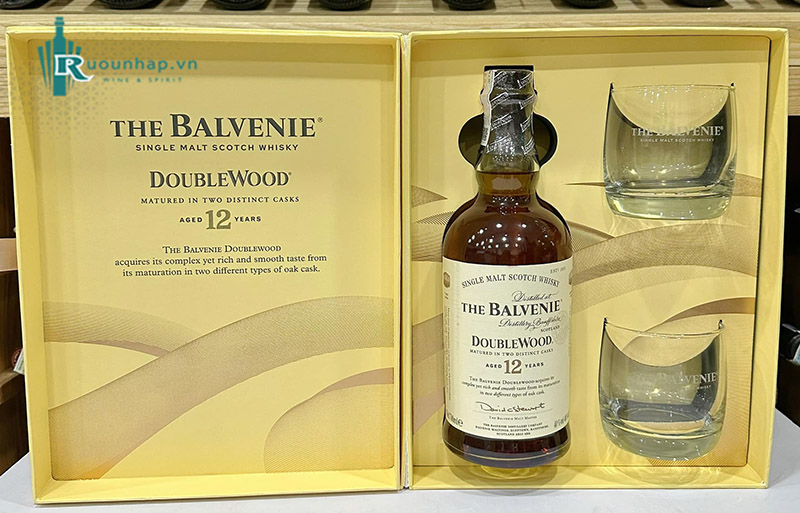 Rượu Balvenie 12 Doublewood Hộp Quà 2025