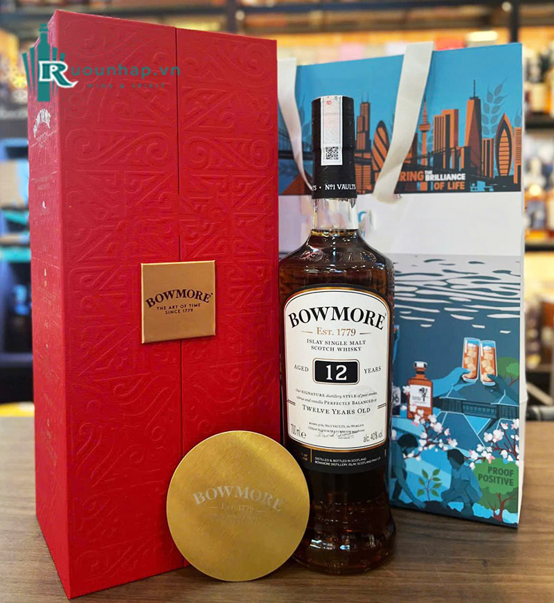 Rượu Bowmore 12 Hộp Quà 2025