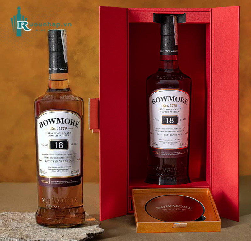 Rượu Bowmore 18 Hộp Quà 2025