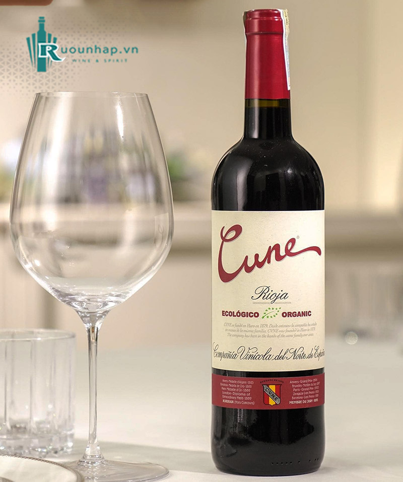 Rượu Vang Cune Organic Rioja