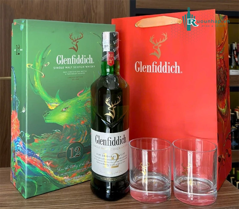 Rượu Glenfiddich 12 Hộp Quà 2025