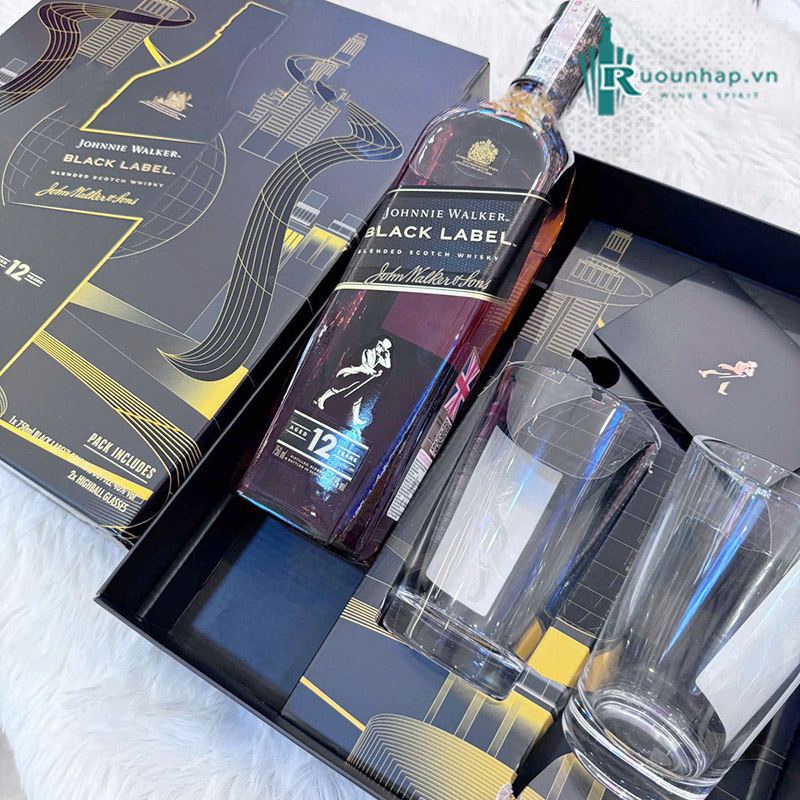 Rượu Johnnie Walker Black Label Hộp Quà 2025