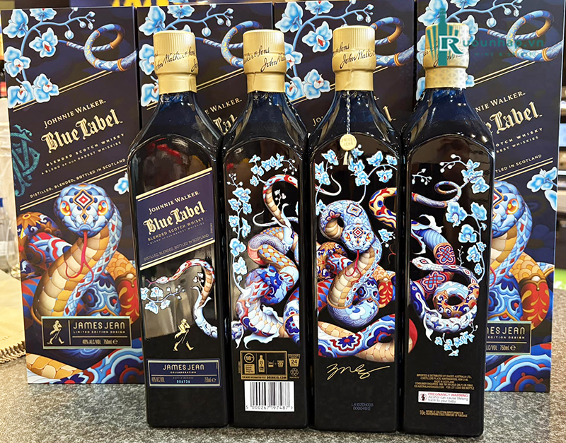 Rượu Johnnie Walker Blue Label Year of the Snake 2025