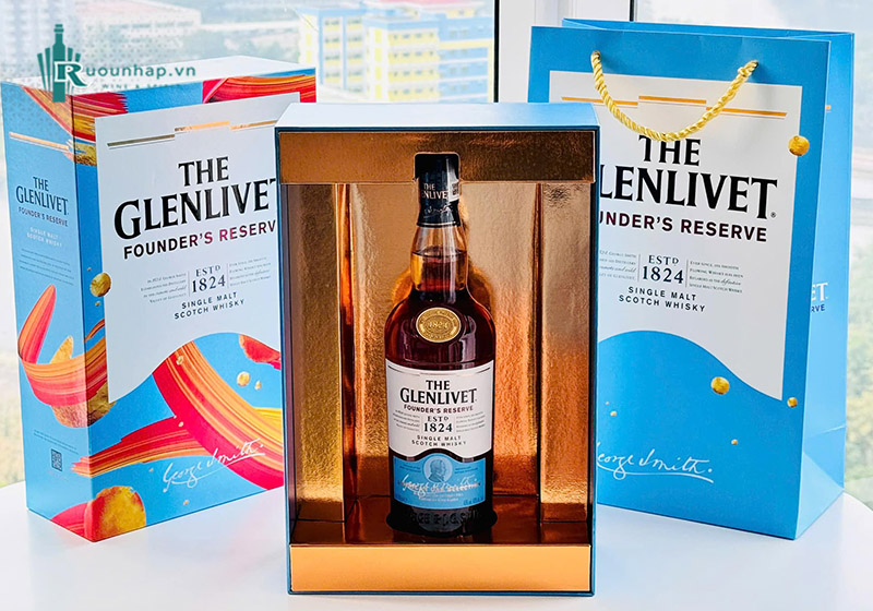 Rượu The Glenlivet Founder's Reserve Hộp Quà 2025