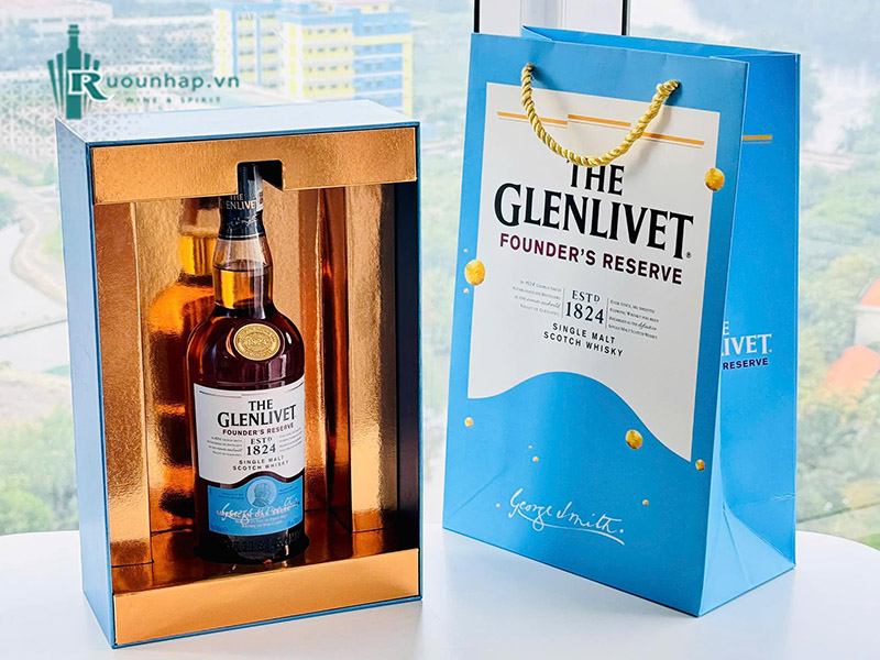 Rượu The Glenlivet Founder's Reserve Hộp Quà 2025