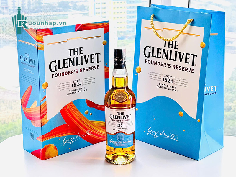 Rượu The Glenlivet Founder's Reserve Hộp Quà 2025