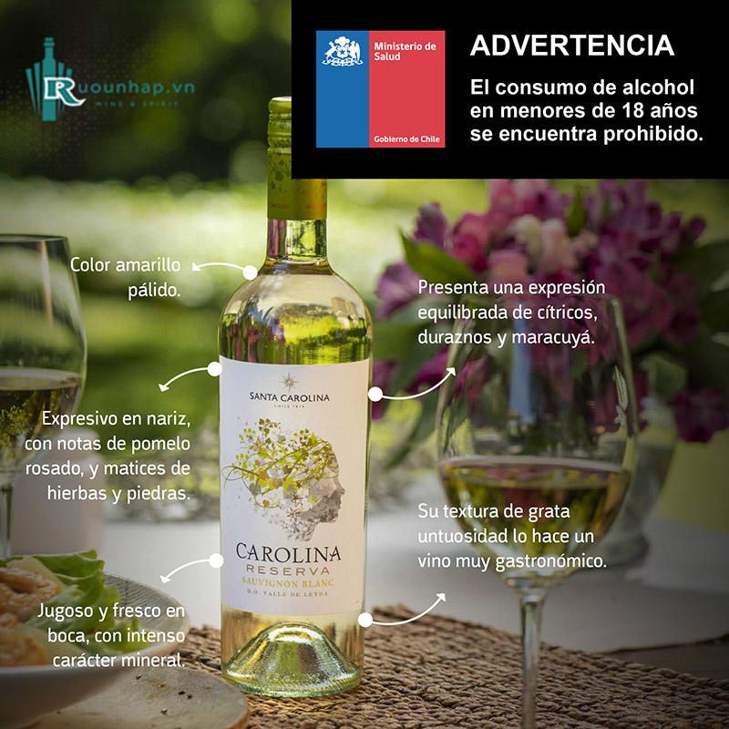 Rượu Vang Santa Carolina Reserva Sauvignon Blanc