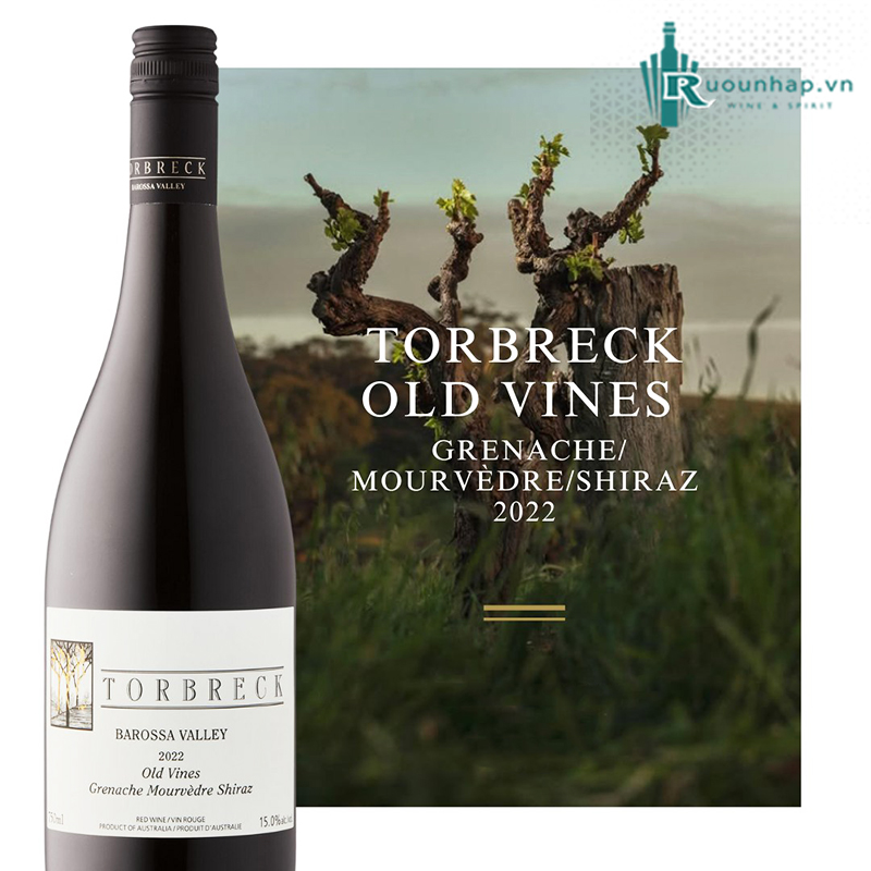 Rượu Vang Torbreck Old Vines Grenache Shiraz Mourvedre