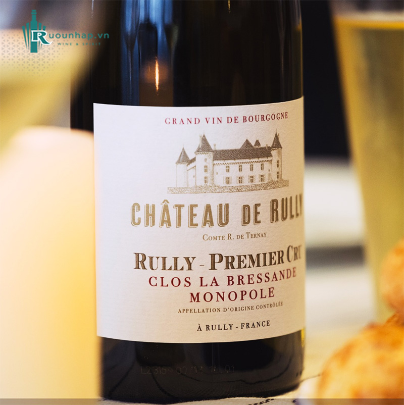 Rượu Vang Chateau de Rully 1er Cru Clos La Bressande Monopole