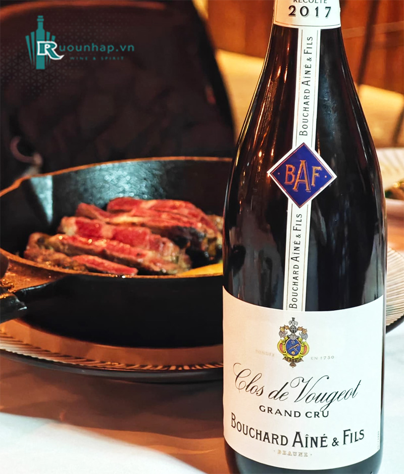 Rượu Vang Clos De Vougeot Grand Cru Bouchard Aine & Fils